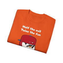 Load image into Gallery viewer, Half the Evil - Pudgy Penguins - Unisex T-Shirt

