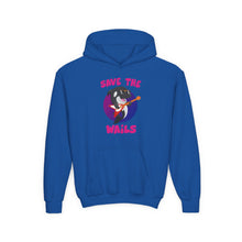 Load image into Gallery viewer, Save the Wails - Youth Heavy Blend Hooded Sweatshirt
