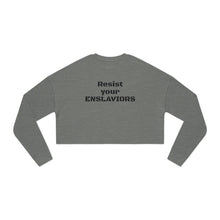 Load image into Gallery viewer, ENSLAVIORS - Empowerment Cropped Sweatshirt - Perfect for Casual Wear, Activism, Self-Expression, Gifts, and Everyday Comfort
