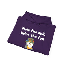 Load image into Gallery viewer, Half the Evil - Pudgy Penguins - Unisex Hooded Sweatshirt
