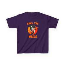 Load image into Gallery viewer, Save the Wails - Kids Heavy Cotton Tee
