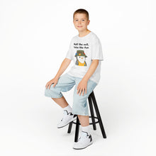 Load image into Gallery viewer, Half the Evil - Pudgy Penguins - Kids Heavy Cotton Tee
