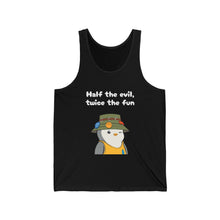 Load image into Gallery viewer, Half the Evil - Pudgy Penguins - Unisex Jersey Tank
