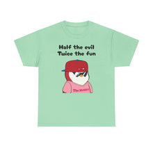 Load image into Gallery viewer, Half the Evil - Pudgy Penguins - Unisex Heavy Cotton Tee
