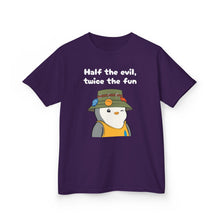 Load image into Gallery viewer, Half the Evil - Pudgy Penguins - Kids Heavy Cotton Tee
