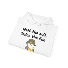 Load image into Gallery viewer, Half the Evil - Pudgy Penguins - Unisex Hooded Sweatshirt
