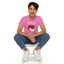 Load image into Gallery viewer, Half the Evil - Pudgy Penguins - Unisex T-Shirt

