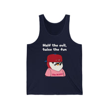 Load image into Gallery viewer, Half the Evil - Pudgy Penguins - Unisex Jersey Tank
