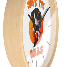 Load image into Gallery viewer, Save the Wails - Wall clock
