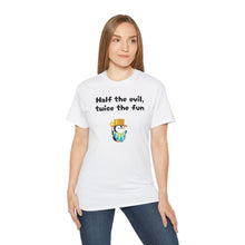 Load image into Gallery viewer, Half the Evil - Lil Pudgys - Unisex Ultra Cotton Tee
