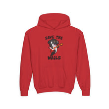 Load image into Gallery viewer, Save the Wails - Youth Heavy Blend Hooded Sweatshirt
