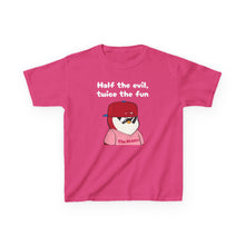 Load image into Gallery viewer, Half the Evil - Pudgy Penguins - Kids Heavy Cotton Tee
