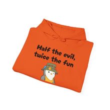 Load image into Gallery viewer, Half the Evil - Pudgy Penguins - Unisex Hooded Sweatshirt
