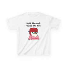 Load image into Gallery viewer, Half the Evil - Pudgy Penguins - Kids Heavy Cotton Tee
