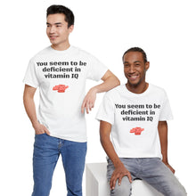 Load image into Gallery viewer, Vitamin IQ - Unisex Heavy Cotton Tee
