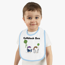 Load image into Gallery viewer, Cellblock Sea - Lil Pudgys - Baby Jersey Bib
