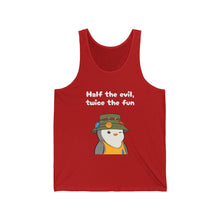 Load image into Gallery viewer, Half the Evil - Pudgy Penguins - Unisex Jersey Tank
